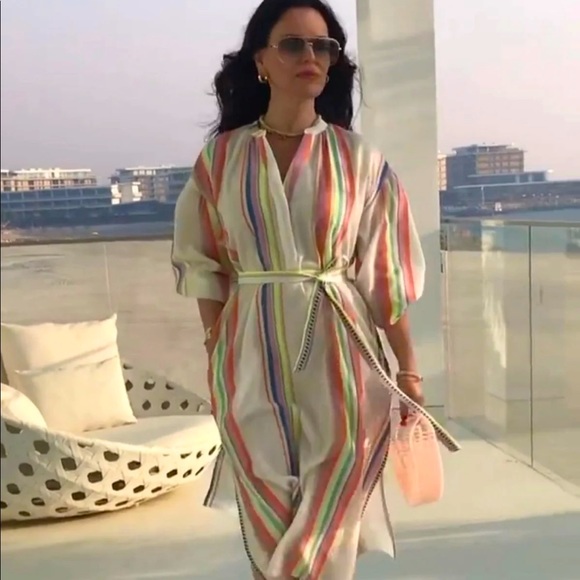 Lemlem X H&M  Midi length Kaftan Dress - Picture 11 of 16